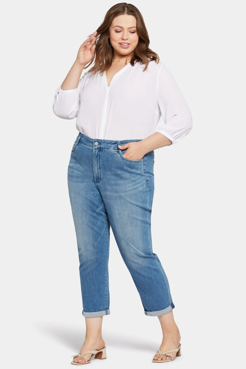 Margot Girlfriend Jeans In Plus Size - Stunning sold by NYDJ product image thumbnail 5