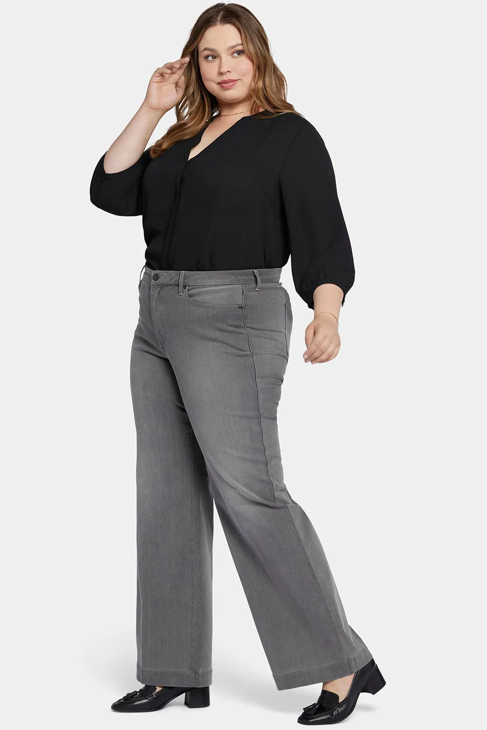 Teresa Wide Leg Jeans In Plus Size - Parade sold by NYDJ product image thumbnail 5