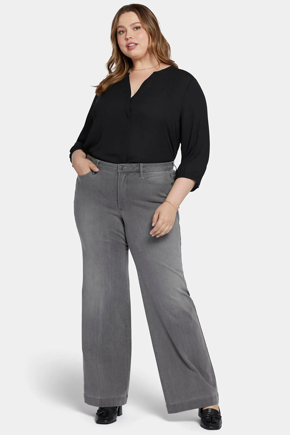 Teresa Wide Leg Jeans In Plus Size - Parade sold by NYDJ product image thumbnail 4