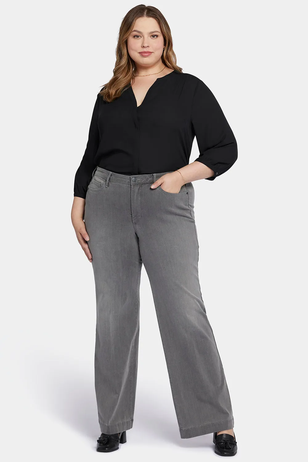 Teresa Wide Leg Jeans In Plus Size - Parade sold by NYDJ