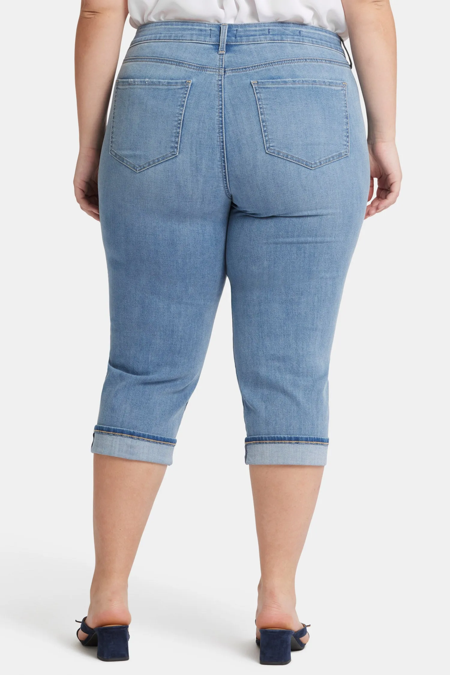 Marilyn Straight Crop Jeans In Plus Size - Lakefront sold by NYDJ product image thumbnail 2