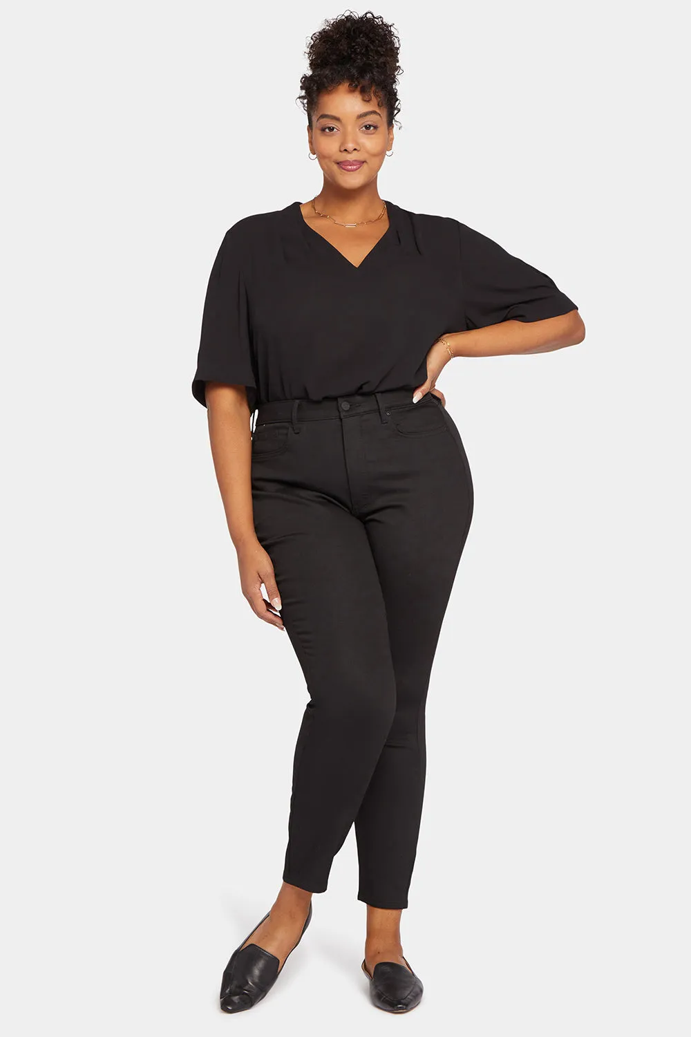 Ami Skinny Jeans In Plus Size - Black Rinse sold by NYDJ product image thumbnail 5