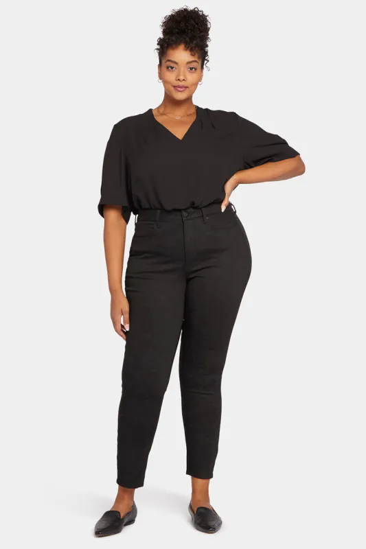 Ami Skinny Jeans In Plus Size - Black Rinse sold by NYDJ