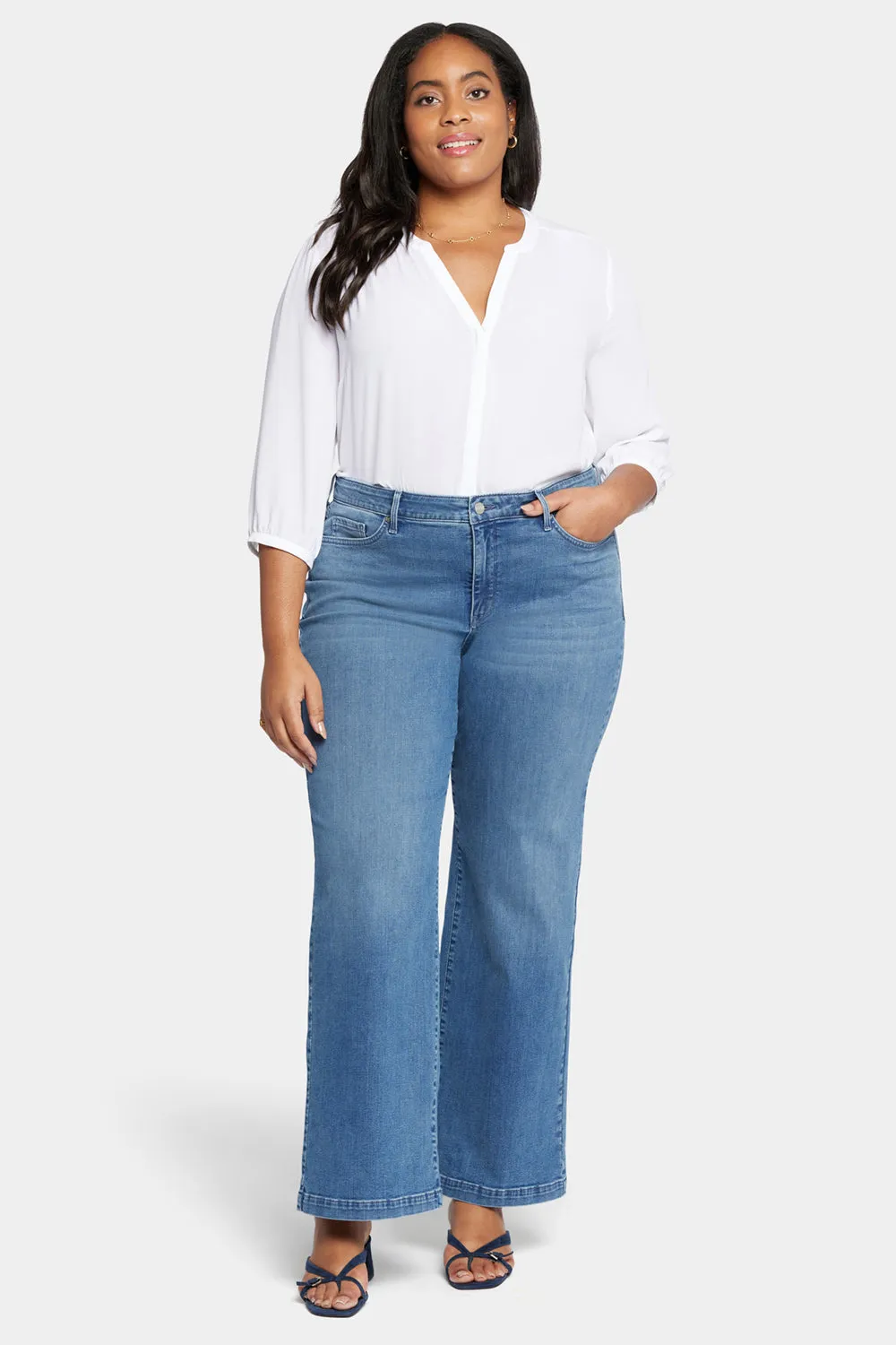 Teresa Wide Leg Jeans In Plus Size - Sweetbay sold by NYDJ product image thumbnail 3