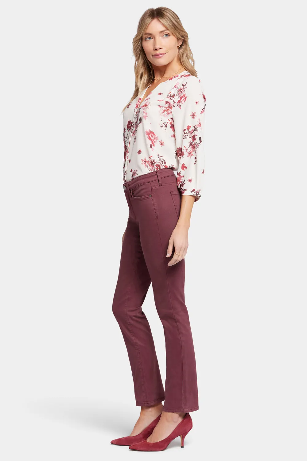Sheri Slim Jeans - Dark Cherry sold by NYDJ product image thumbnail 5