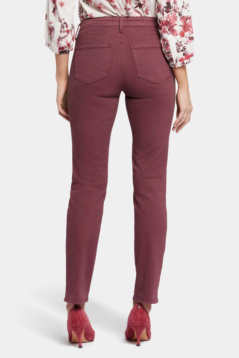 Sheri Slim Jeans - Dark Cherry sold by NYDJ product image thumbnail 2