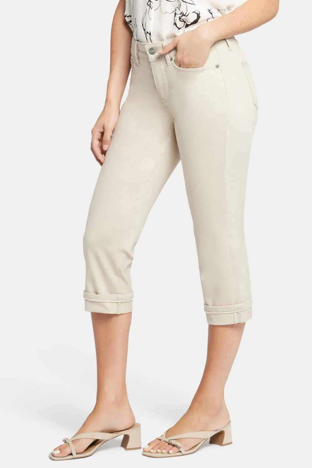 Marilyn Straight Crop Jeans - Feather sold by NYDJ product image thumbnail 3