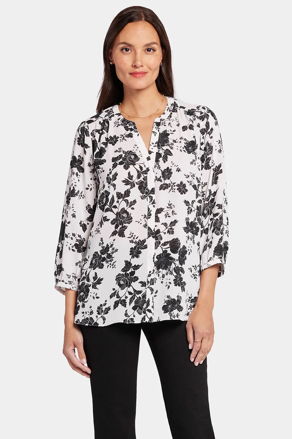 Pintuck Blouse - Penrose sold by NYDJ product image thumbnail 4