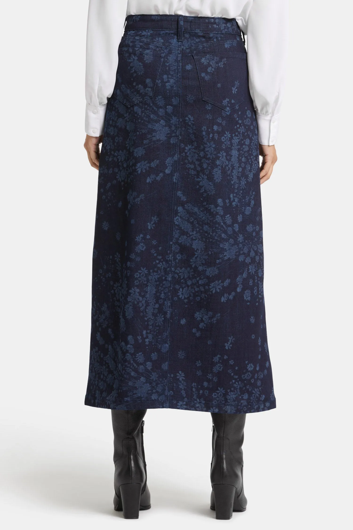 High Rise Long Skirt - Dark Indigo Salome sold by NYDJ product image thumbnail 2