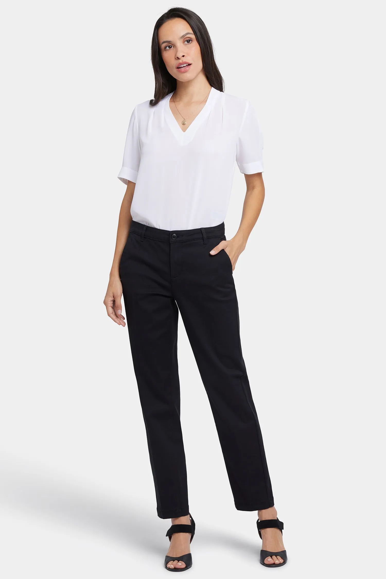 Sadie Slim Pants - Black sold by NYDJ product image thumbnail 4