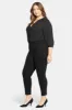 Skinny Ankle Pull-on Jeans In Plus Size - Black sold by NYDJ