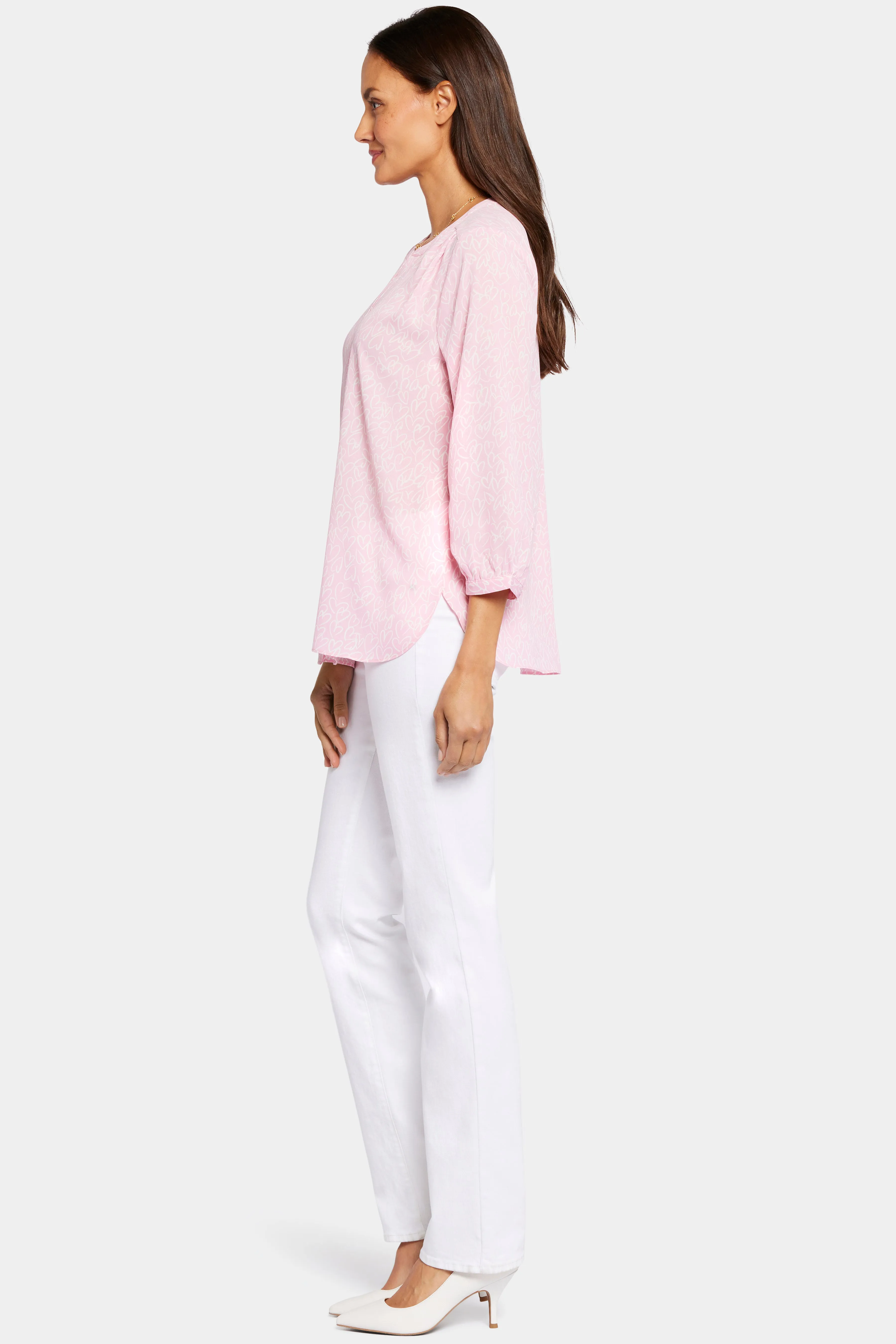 Pintuck Blouse - Wild Hearts sold by NYDJ product image thumbnail 3