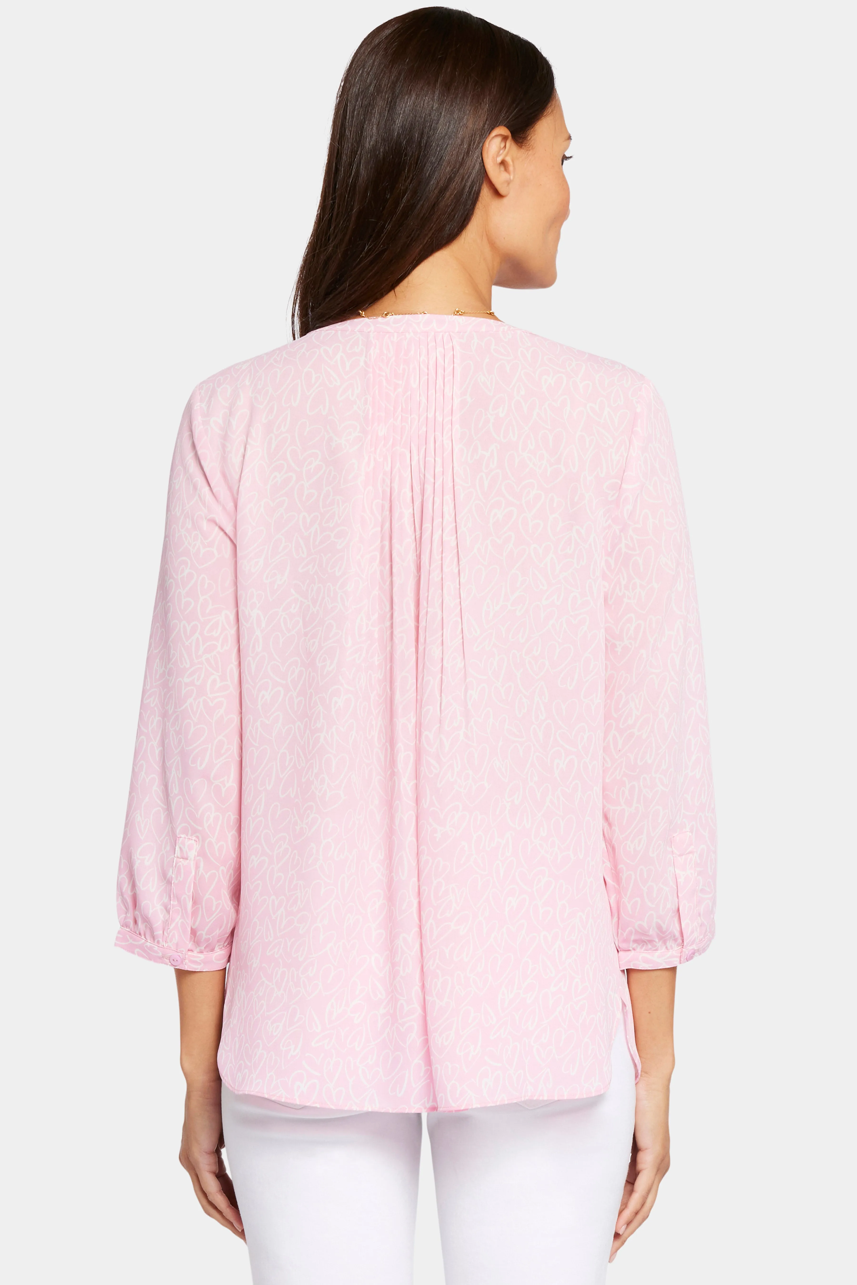 Pintuck Blouse - Wild Hearts sold by NYDJ product image thumbnail 2