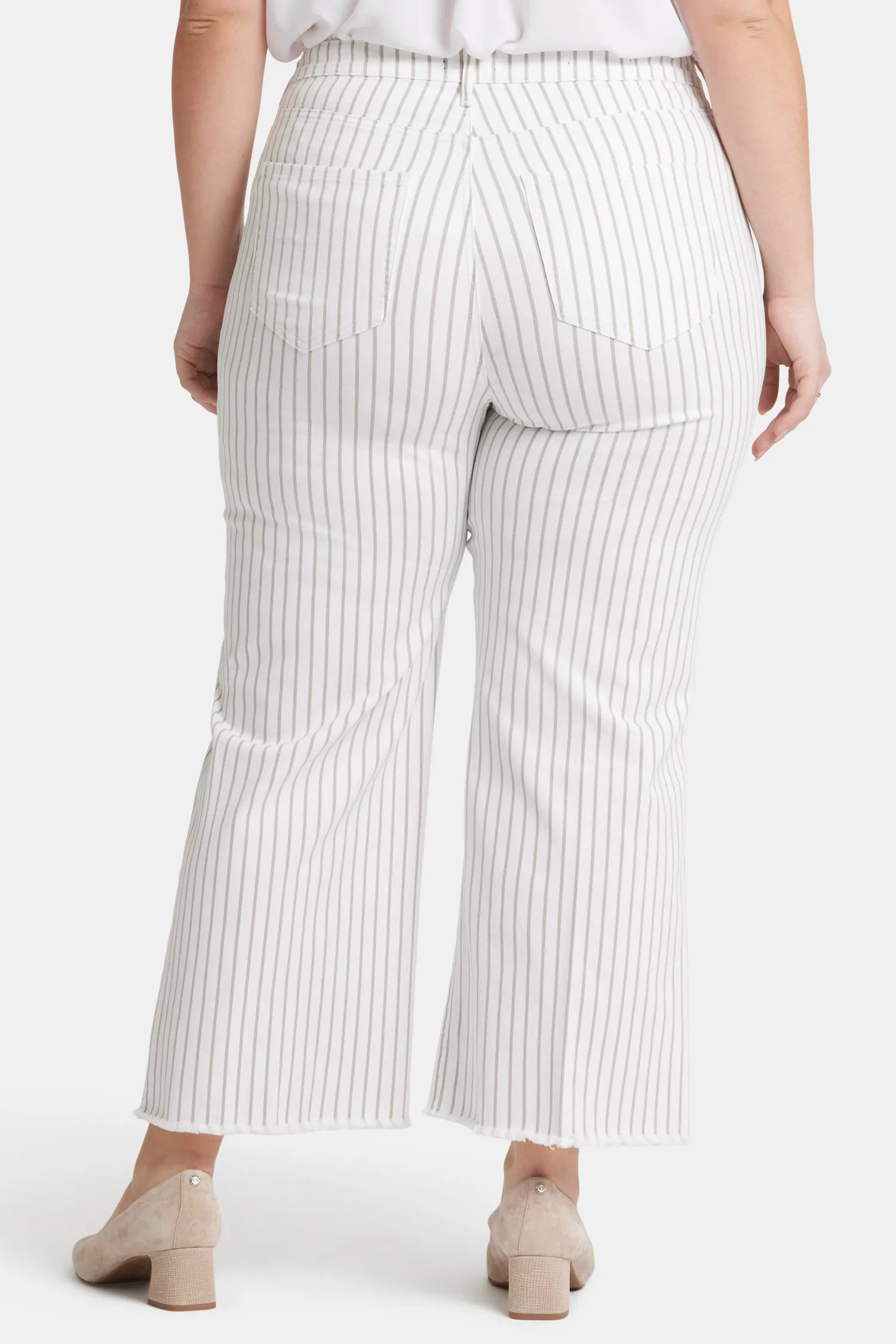 Teresa Wide Leg Ankle Jeans In Plus Size - Beach Cruise Stripe sold by NYDJ product image thumbnail 2