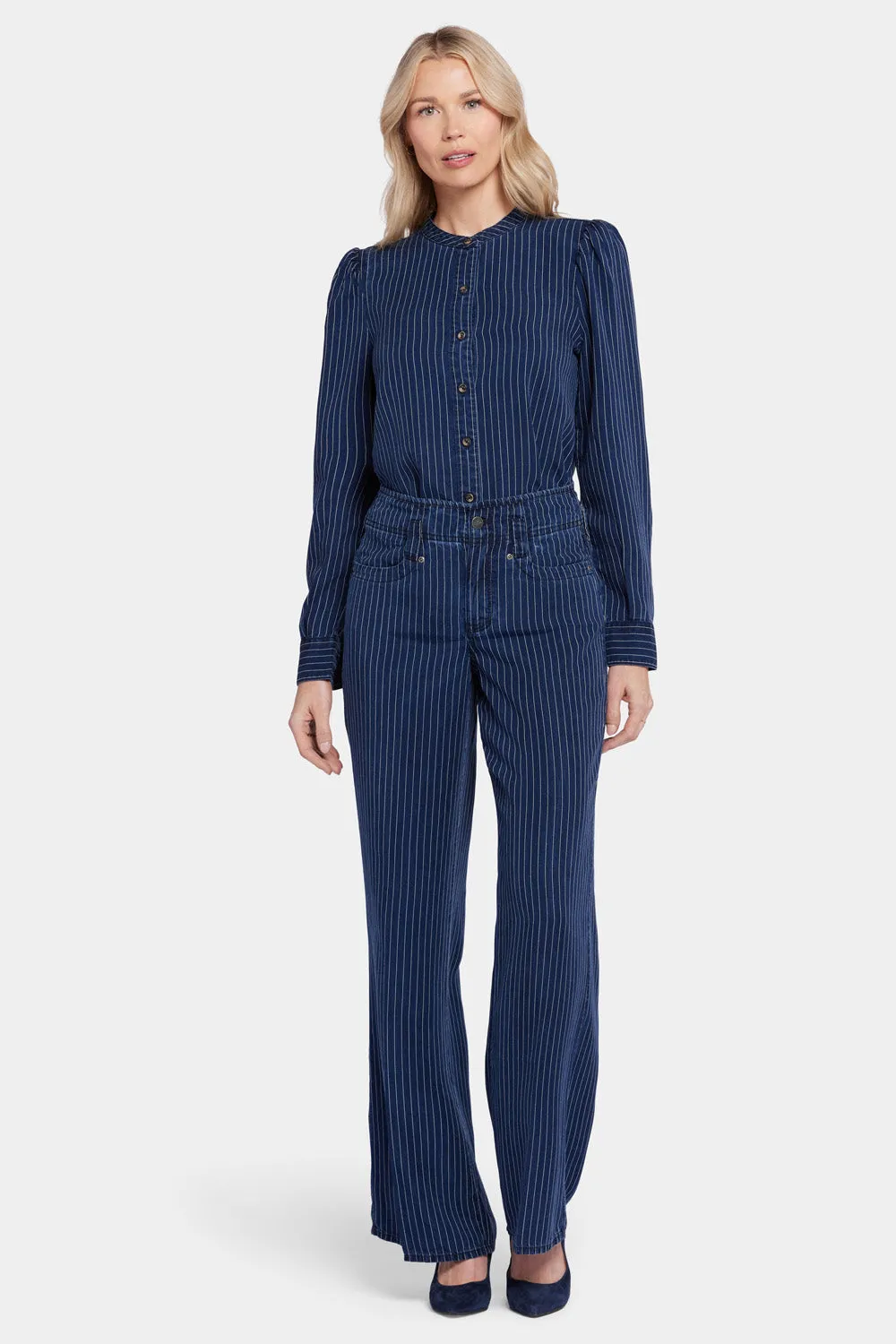 Teresa Wide Leg Jeans - Dark Ocean sold by NYDJ product image thumbnail 4