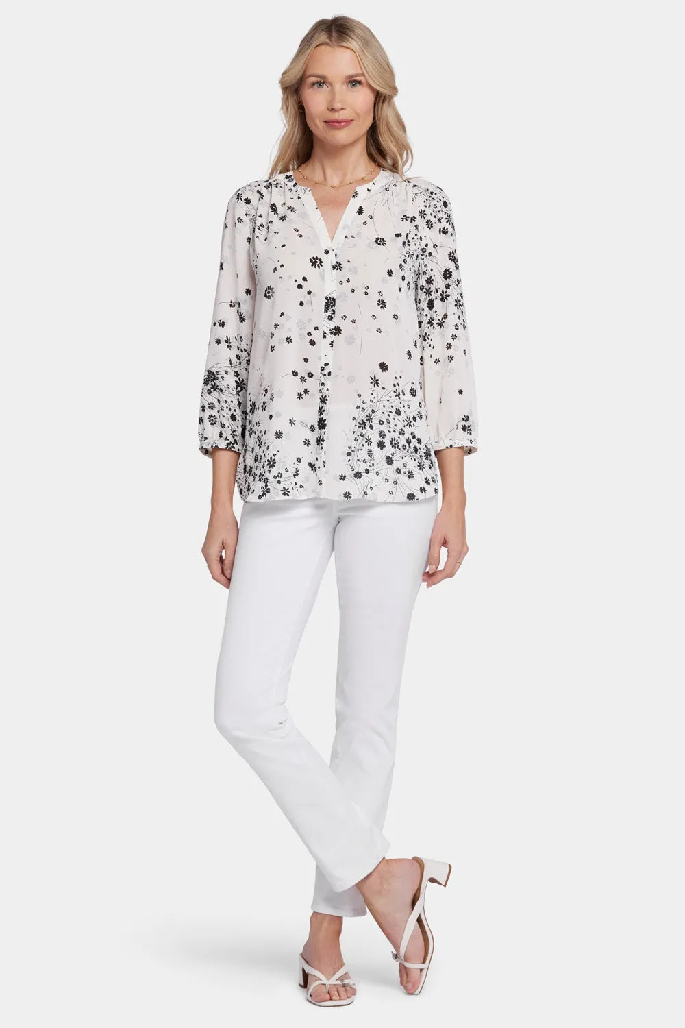 Pintuck Blouse - Rio Vista sold by NYDJ product image thumbnail 5