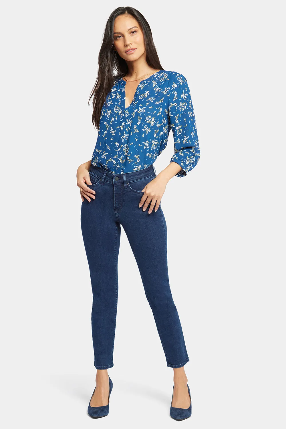 Sheri Slim Ankle Jeans - Mystique sold by NYDJ