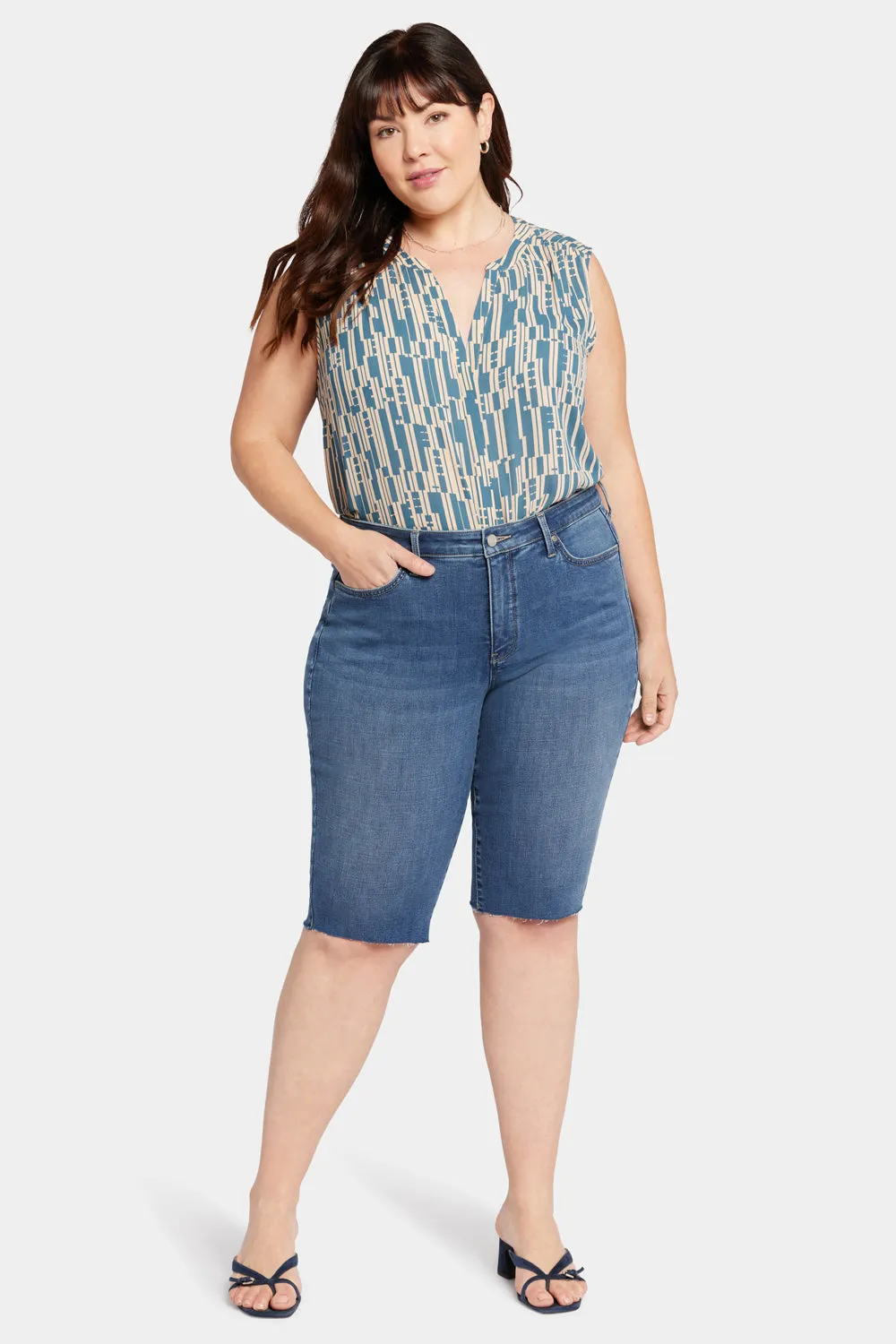 Bike Capri Jeans In Plus Size - Awakening sold by NYDJ