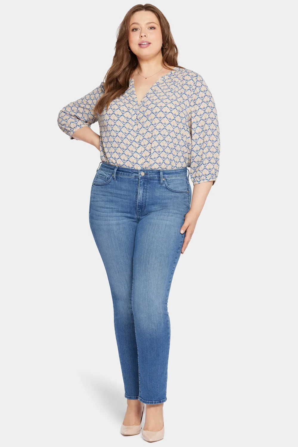 Sheri Slim Jeans In Plus Size - Sweetbay sold by NYDJ