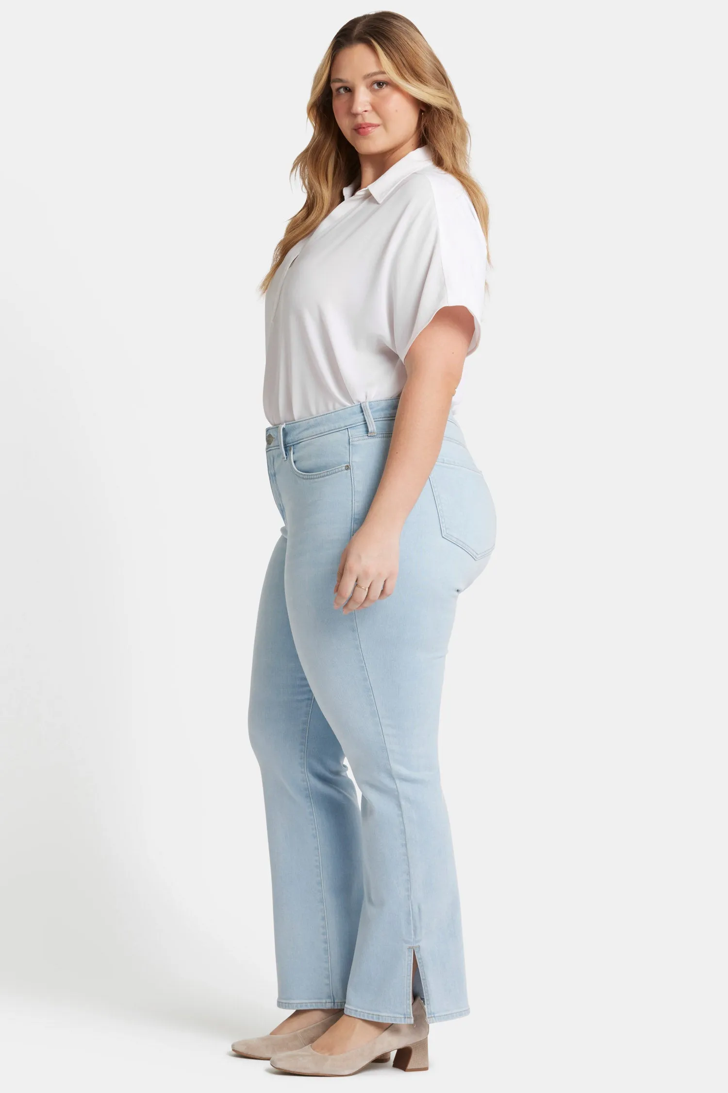 Barbara Bootcut Jeans In Plus Size - Oceanfront sold by NYDJ product image thumbnail 5