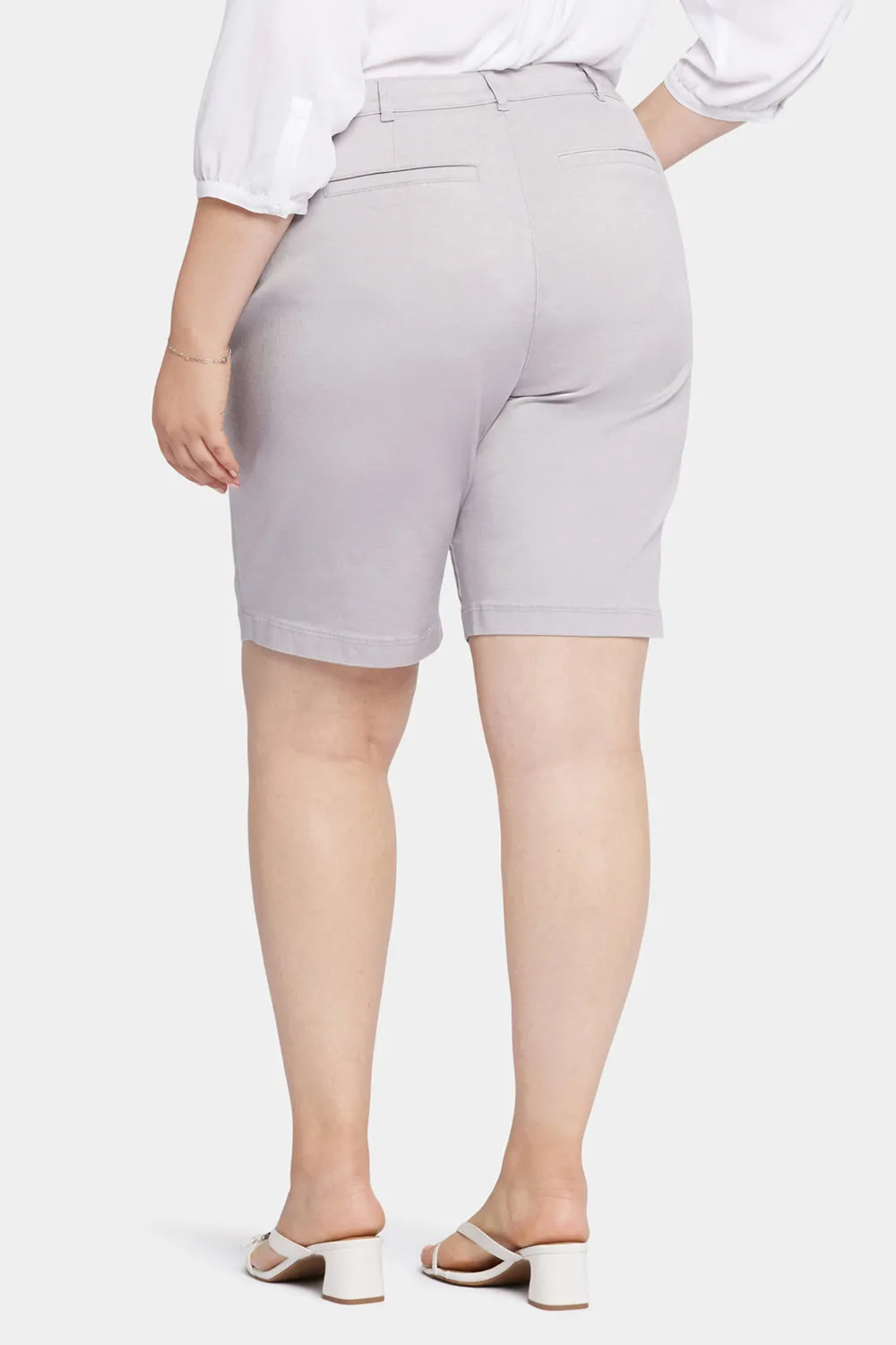Bermuda Shorts In Plus Size - Pearl Grey sold by NYDJ product image thumbnail 2