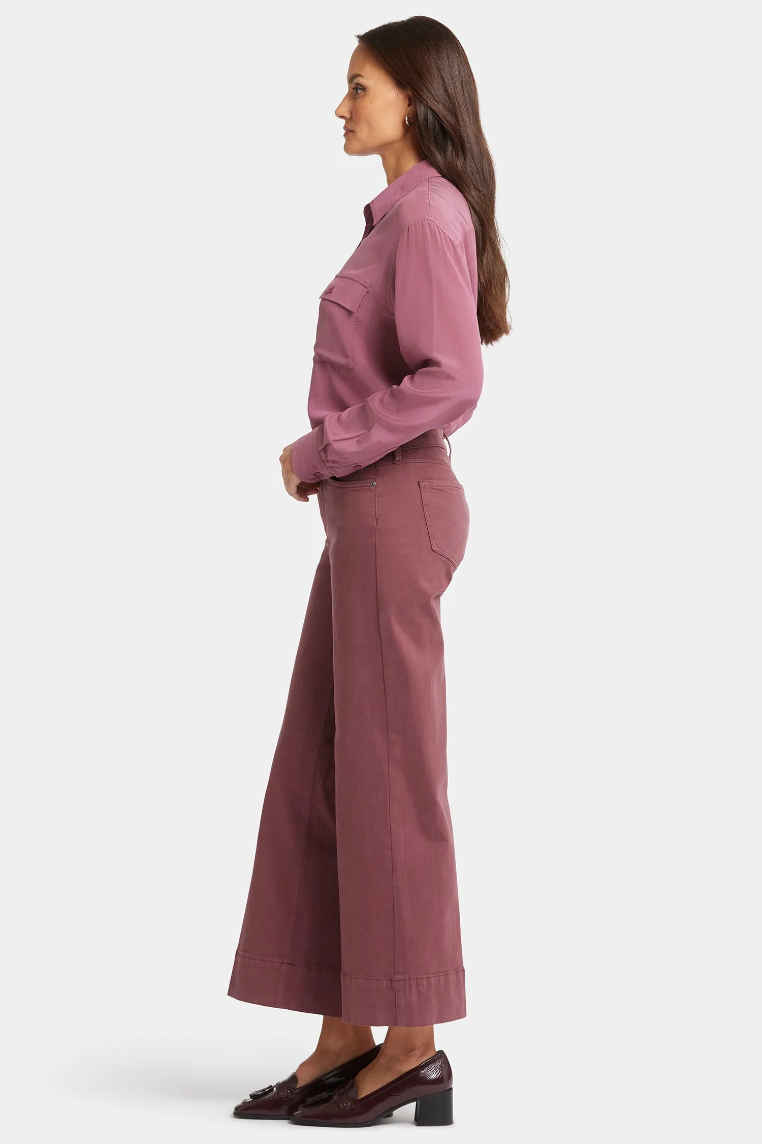 Teresa Wide Leg Ankle Jeans - Tavern sold by NYDJ product image thumbnail 5