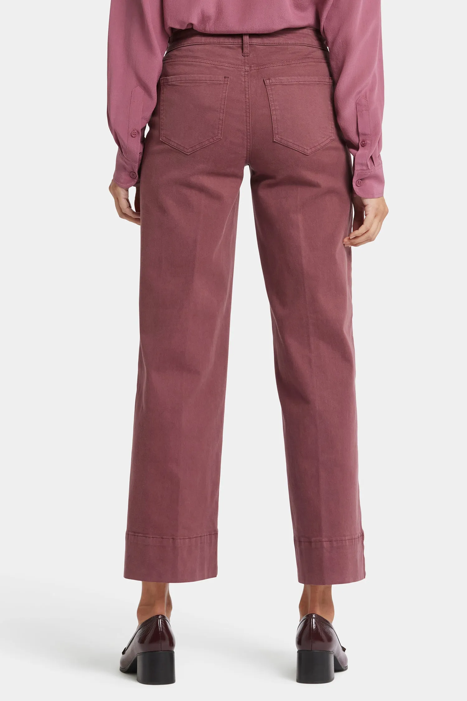 Teresa Wide Leg Ankle Jeans - Tavern sold by NYDJ product image thumbnail 2