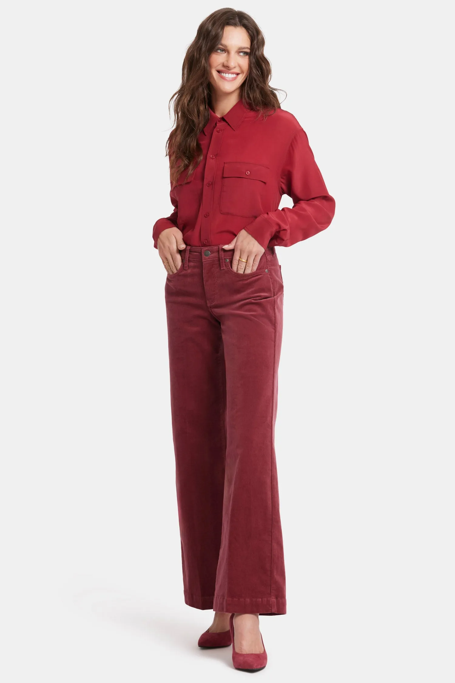 Teresa Wide Leg Pants - Paintbrush sold by NYDJ product image thumbnail 4