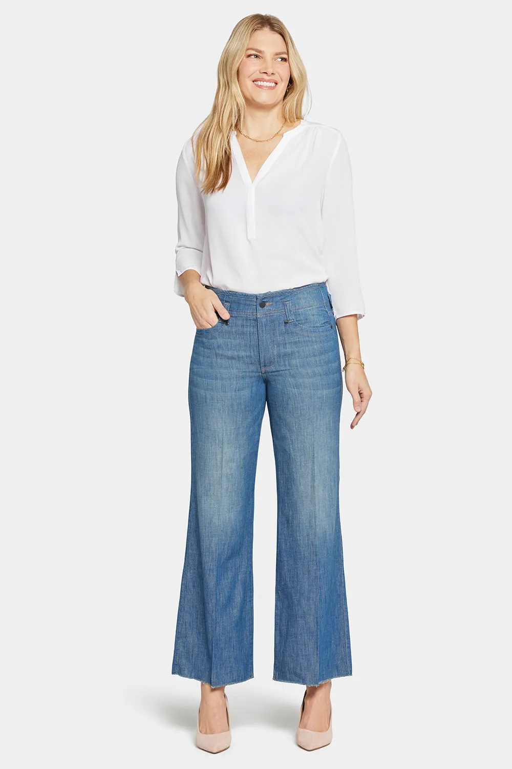Teresa Wide Leg Jeans - Fantasy sold by NYDJ product image thumbnail 4