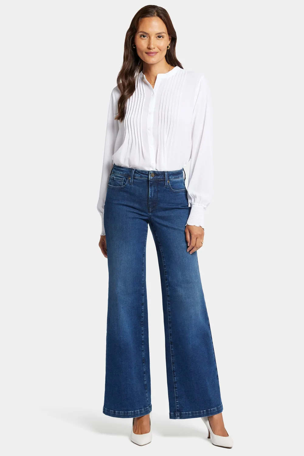 Teresa Wide Leg Jeans in Tall - Cooper sold by NYDJ product image thumbnail 4