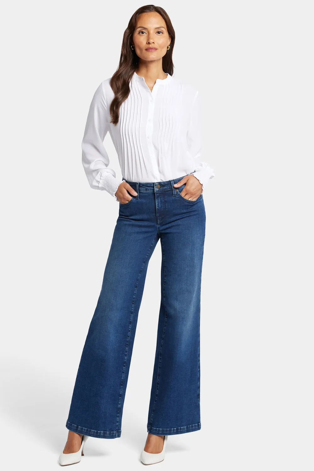 Teresa Wide Leg Jeans in Tall - Cooper sold by NYDJ