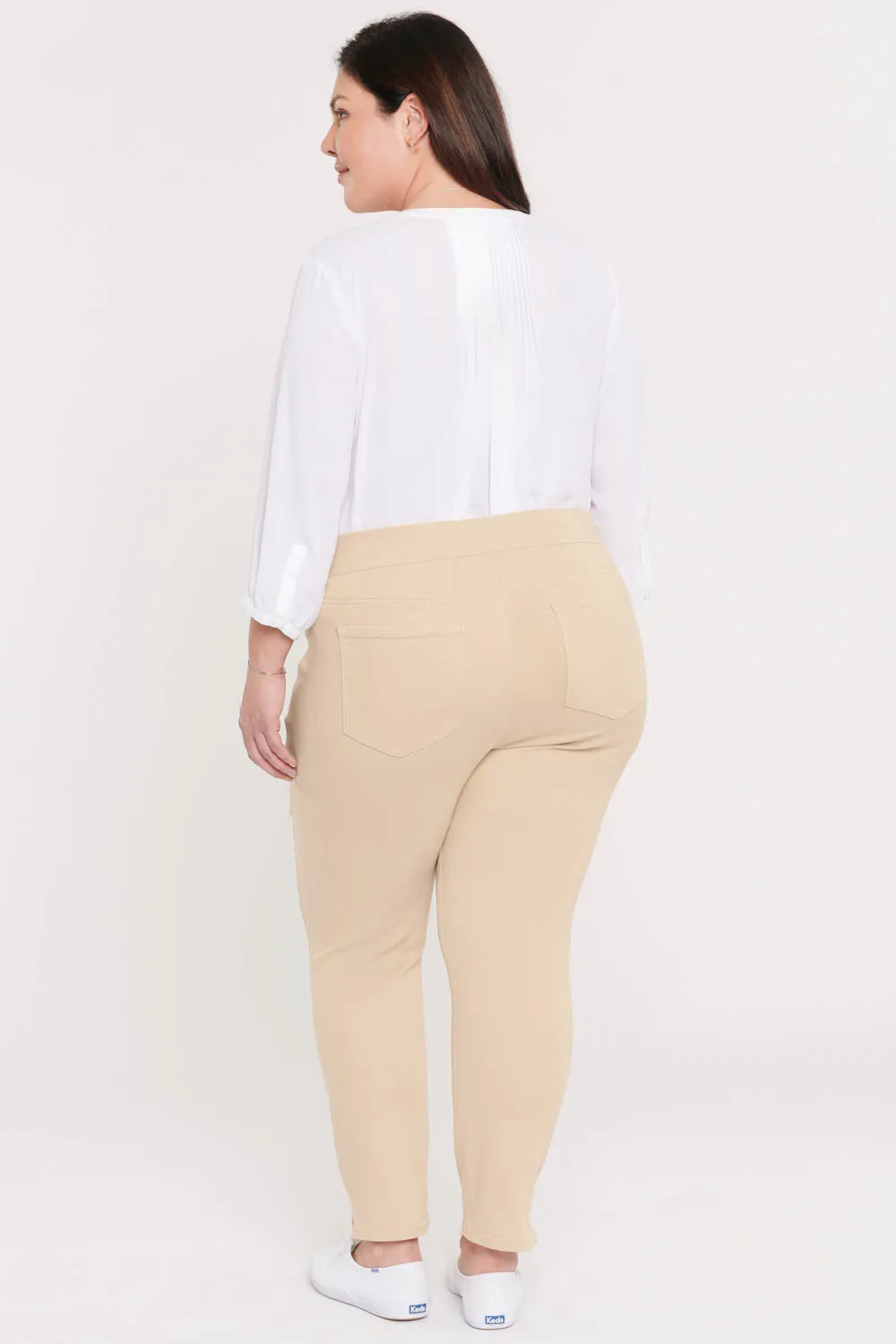 Skinny Ankle Pull-On Jeans In Plus Size - Marisol Warm Sand sold by NYDJ product image thumbnail 5