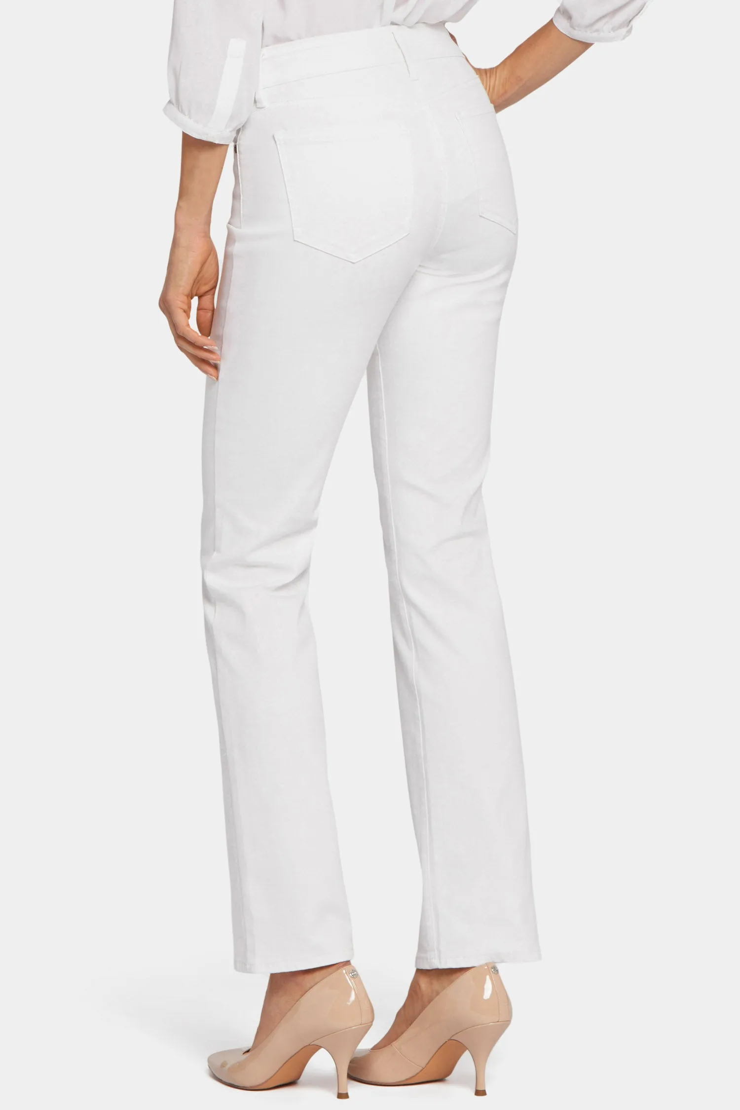 Marilyn Straight Jeans - Optic White sold by NYDJ product image thumbnail 2