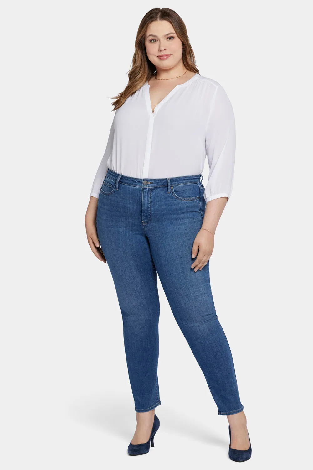 Sheri Slim Jeans In Plus Size - Rockford sold by NYDJ