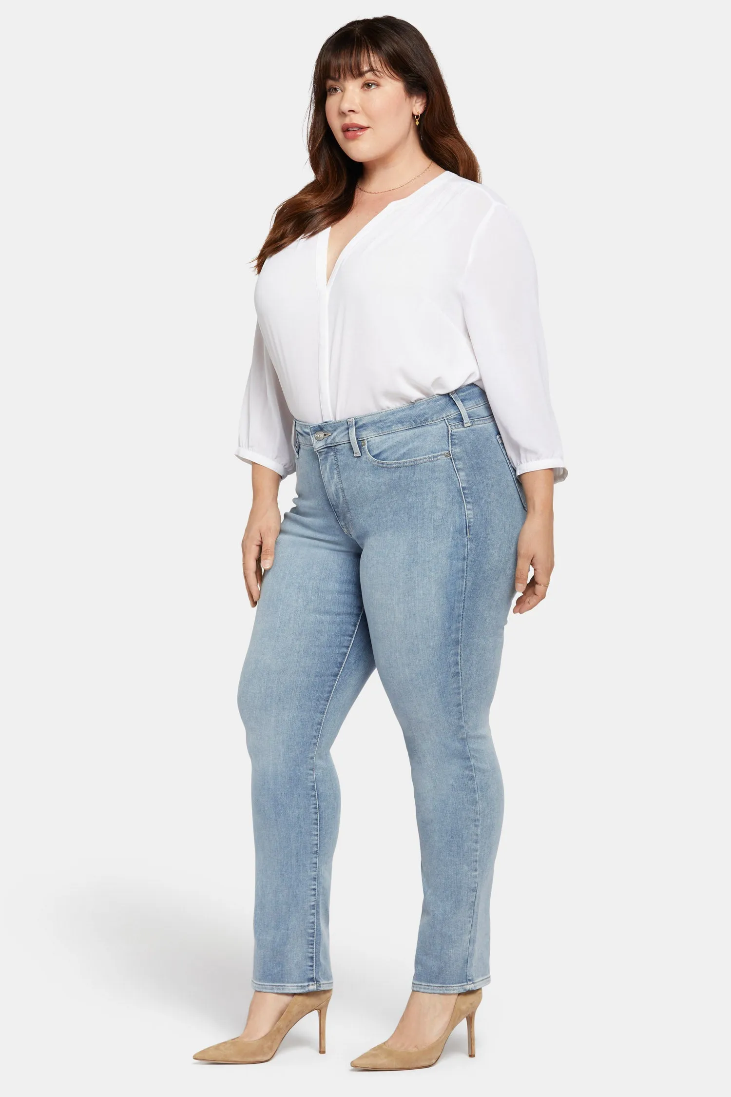 Marilyn Straight Jeans In Plus Size - Haley sold by NYDJ product image thumbnail 5