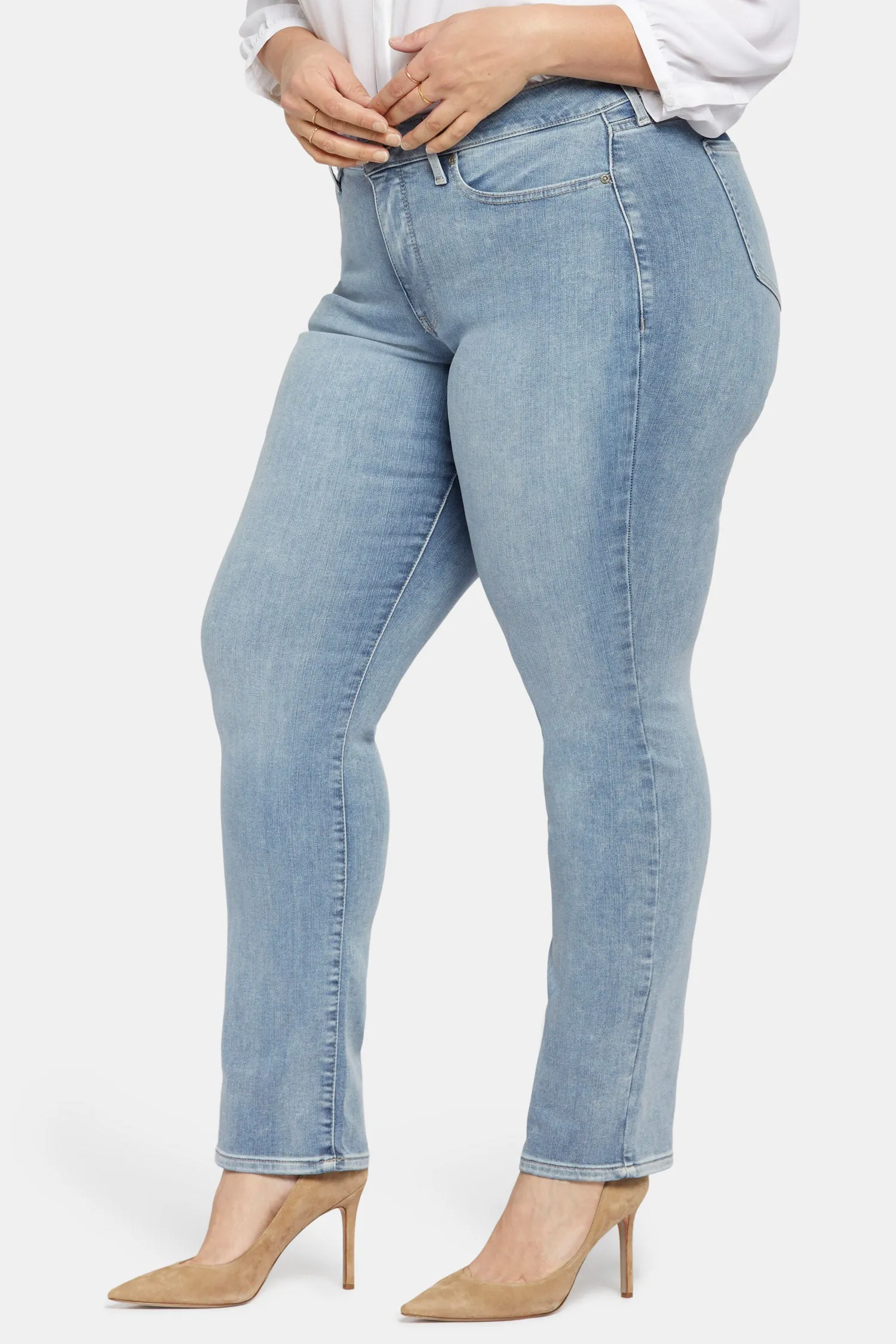 Marilyn Straight Jeans In Plus Size - Haley sold by NYDJ product image thumbnail 3