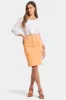 High Waist Skirt - Apricot Crush sold by NYDJ