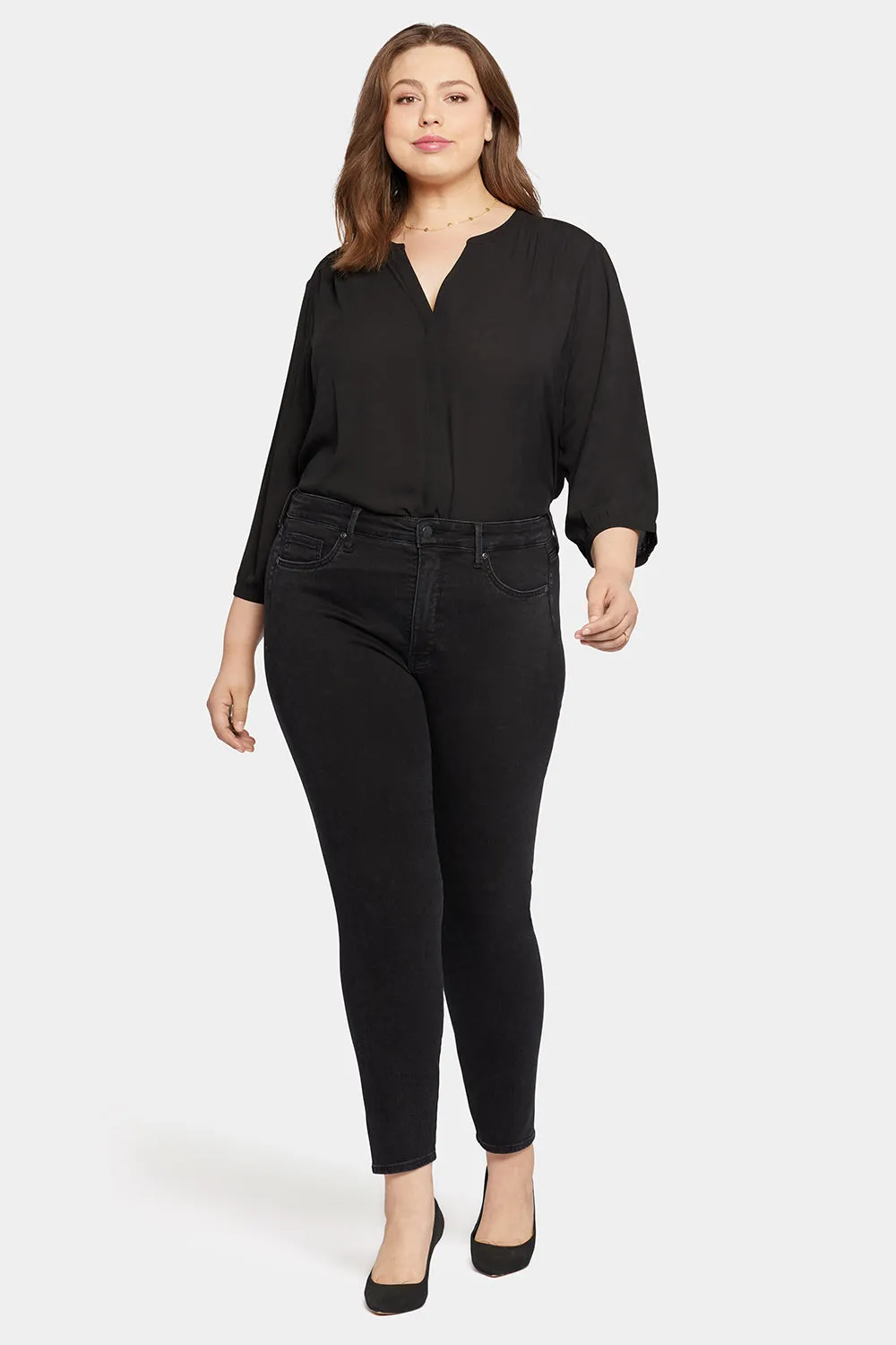 Le Silhouette Ami Skinny Jeans In Petite Plus Size - Stellar sold by NYDJ