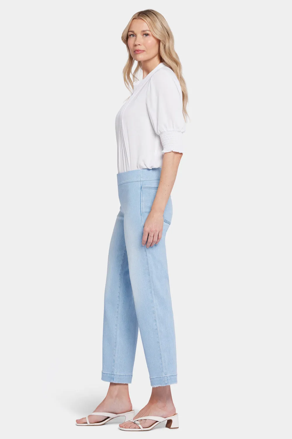 Bailey Relaxed Straight Ankle Pull-On Jeans - Santorini sold by NYDJ product image thumbnail 5