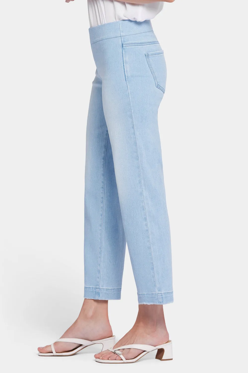 Bailey Relaxed Straight Ankle Pull-On Jeans - Santorini sold by NYDJ product image thumbnail 3