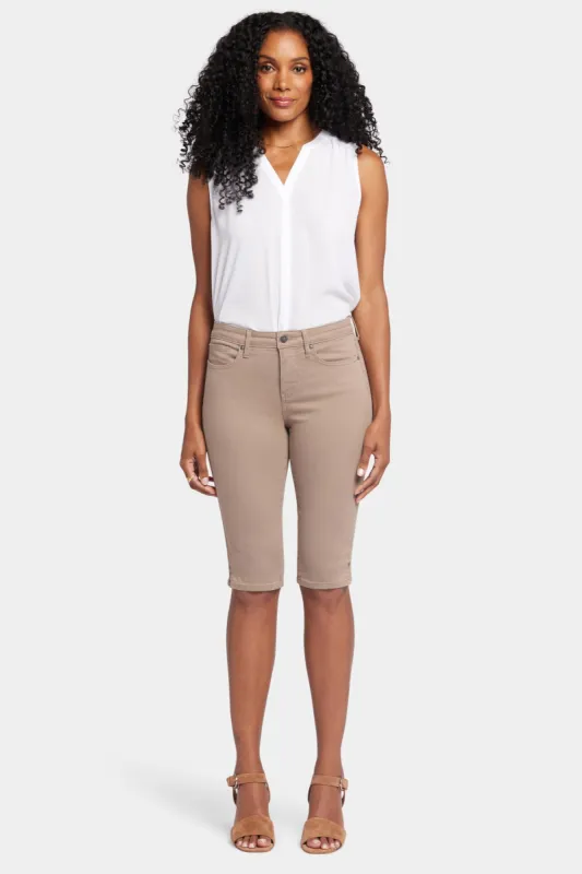 Sophie Bike Capri Jeans In Petite - Saddlewood sold by NYDJ