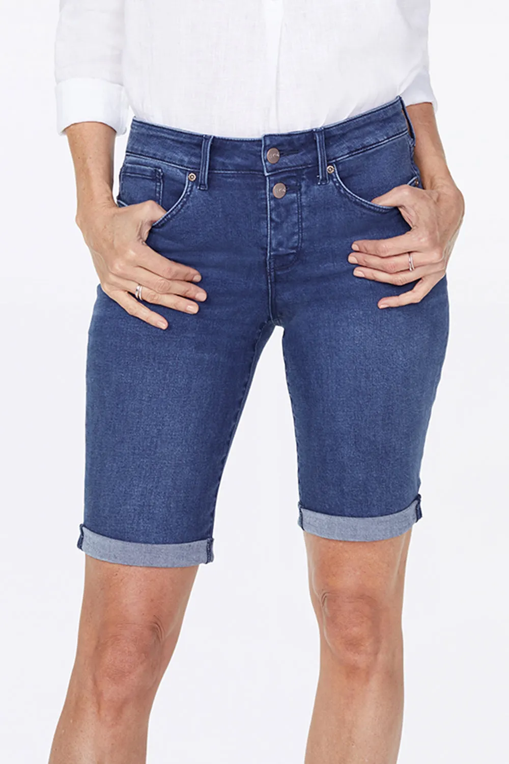 Briella 11 Inch Denim Shorts - Nevin sold by NYDJ product image thumbnail 4