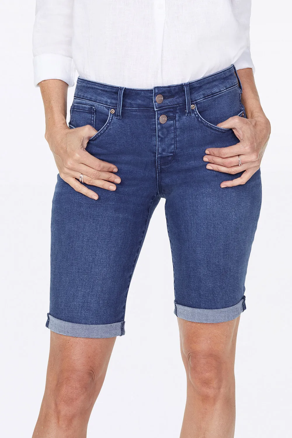 Briella 11 Inch Denim Shorts - Nevin sold by NYDJ