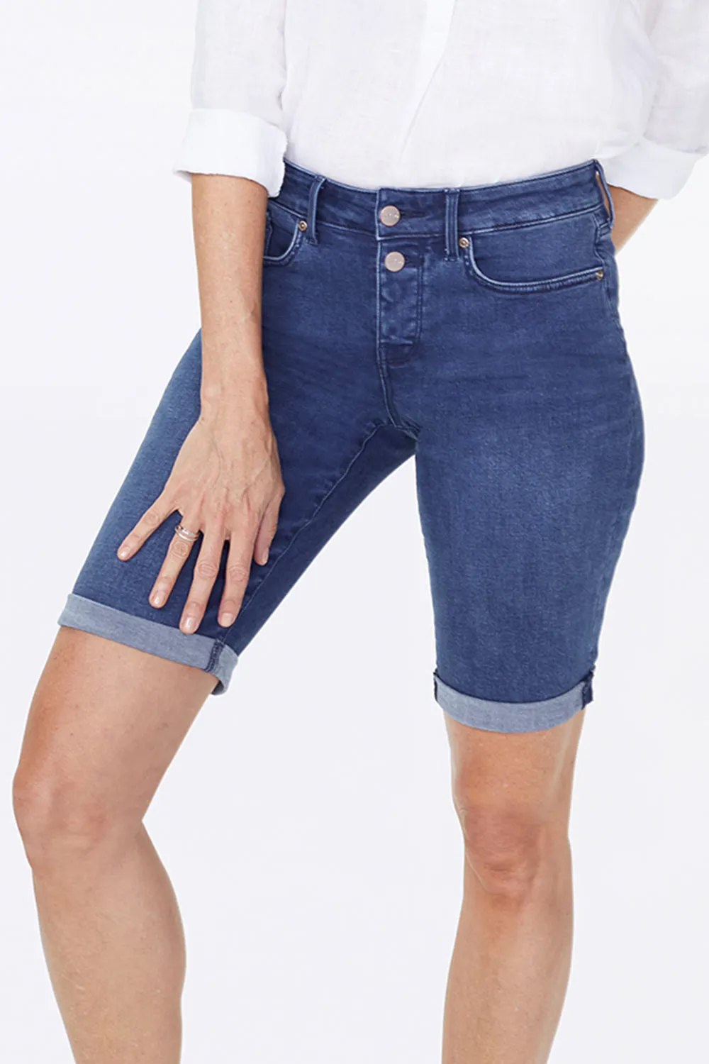 Briella 11 Inch Denim Shorts - Nevin sold by NYDJ product image thumbnail 5