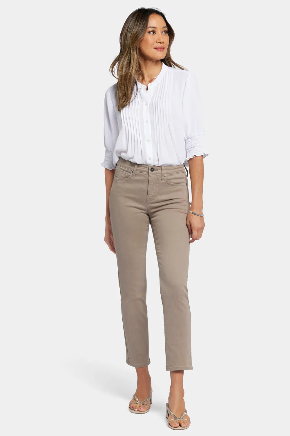 Sheri Slim Ankle Jeans - Saddlewood sold by NYDJ product image thumbnail 4