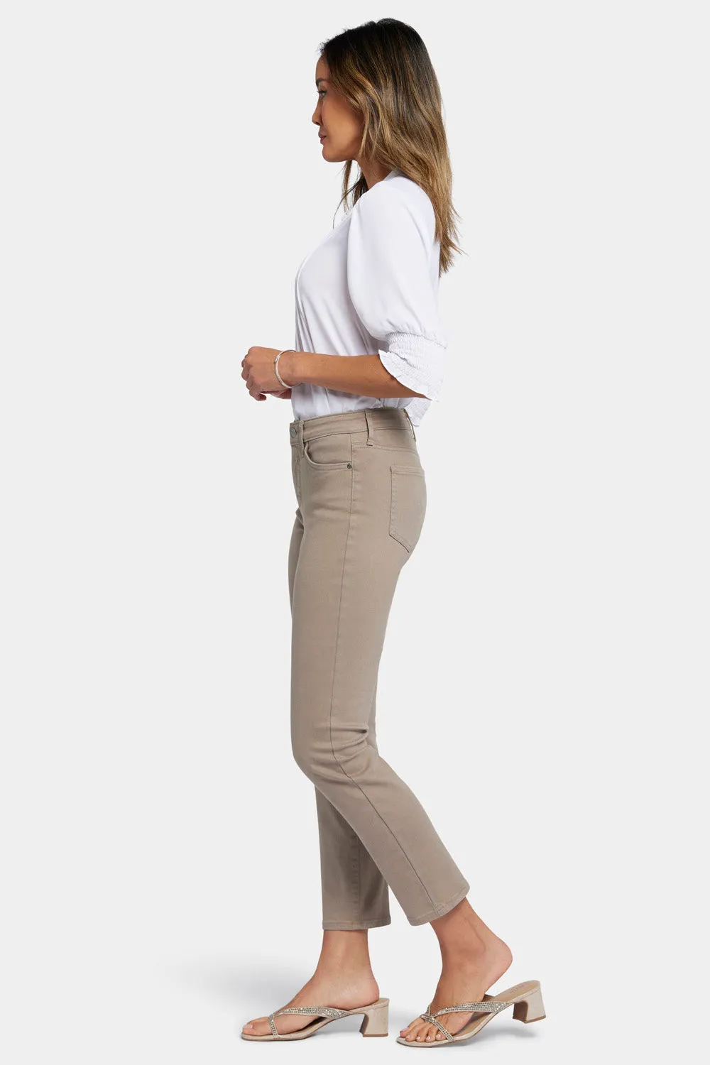 Sheri Slim Ankle Jeans - Saddlewood sold by NYDJ product image thumbnail 5