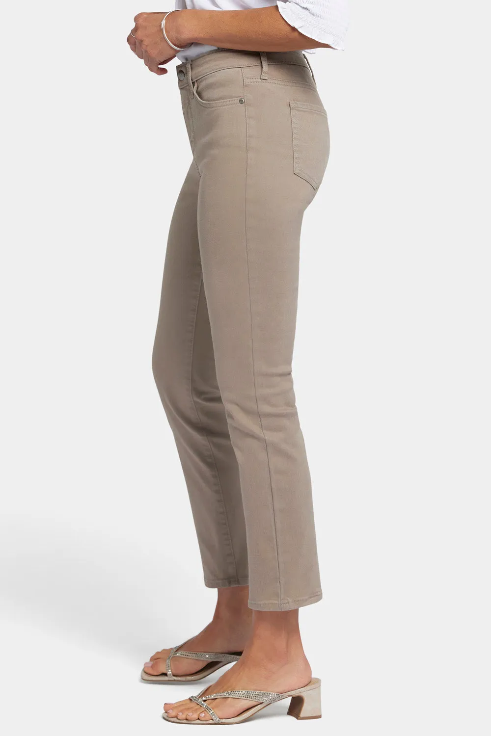 Sheri Slim Ankle Jeans - Saddlewood sold by NYDJ product image thumbnail 3