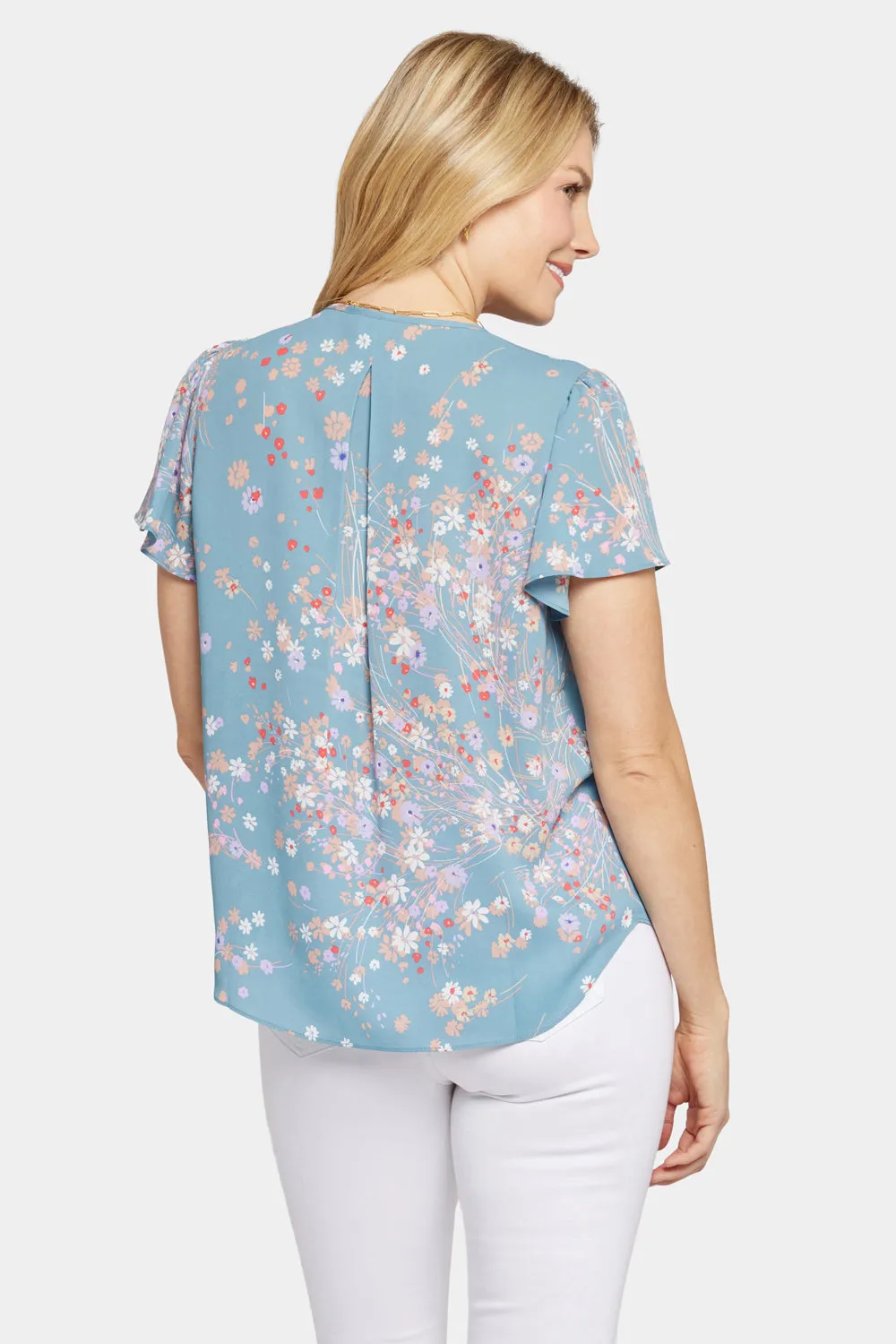Flounce Sleeve Blouse - New Hope sold by NYDJ product image thumbnail 2