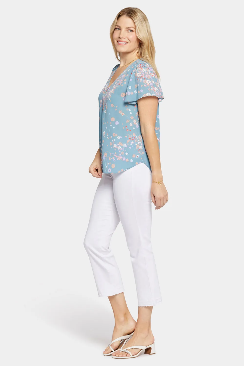 Flounce Sleeve Blouse - New Hope sold by NYDJ product image thumbnail 3