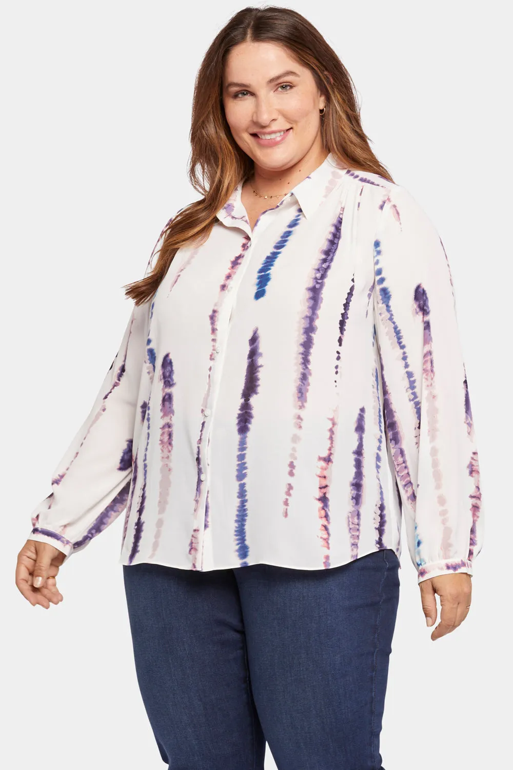 Modern Blouse - Franklin Stripe sold by NYDJ product image thumbnail 4